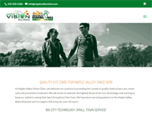 Tablet Screenshot of maplevalleyvision.com